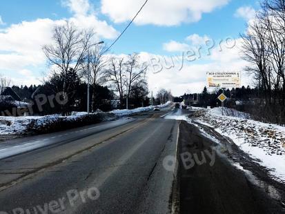 Рекламная конструкция пос. Румянцево, поворот к д. Савельево, Волоколамское шоссе, при движении в область, справа (Фото)