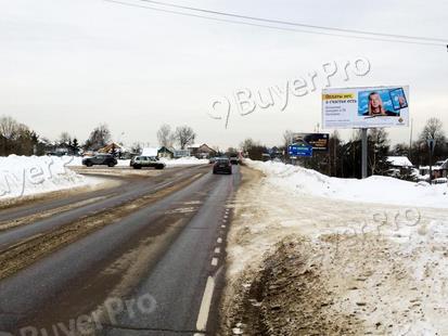 Рекламная конструкция д. Крючково, напротив поворота к д. Рожново (Фото)