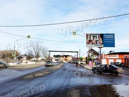 Рекламная конструкция г. Истра, ул. Советская, пересечение с ул. Шнырева, справа (Фото)
