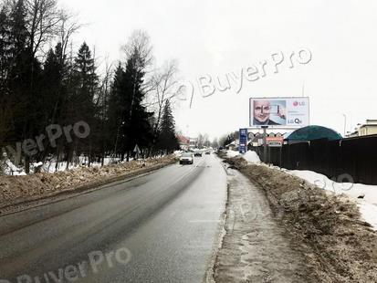 Рекламная конструкция а/д ММК, 2км + 820м. в сторону Ленинградского ш., поворот на Кашино 4км + 130м, справа (Фото)