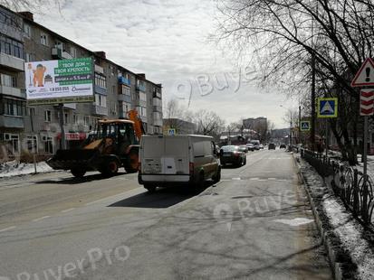 Рекламная конструкция г. Ногинск, ул. Климова, у д. 30 (конец дома) (Фото)