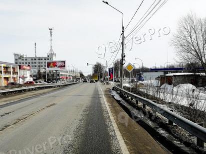 Рекламная конструкция Ногинский р-н, п. Воровского, ул. Воровского (Носовихинское шоссе), 32 км + 780 м (лево) (Фото)