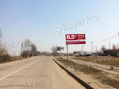 Рекламная конструкция г. Егорьевск, ул. Рязанская, въезд в город слева (150м от авторазвязки) (Фото)