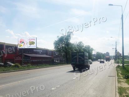Рекламная конструкция г. Раменское, Донинское шоссе, 1 км 150 м, справа (рынок Радуга) (Фото)