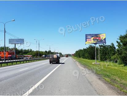 Рекламная конструкция Новорязанское ш., 42км+350м лево (Фото)