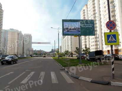 Рекламная конструкция г. Люберцы,  пр-т Победы, между домами 5 и 7 (Фото)