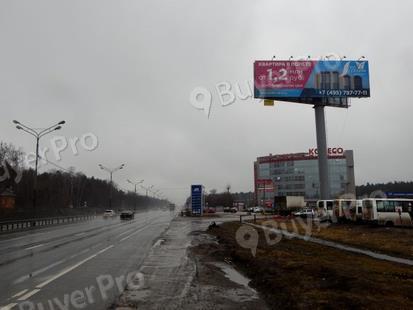 Рекламная конструкция Горьковское ш., 25-й км автодороги М7 (9км 440м от МКАД справа, г. Балашиха) (Фото)