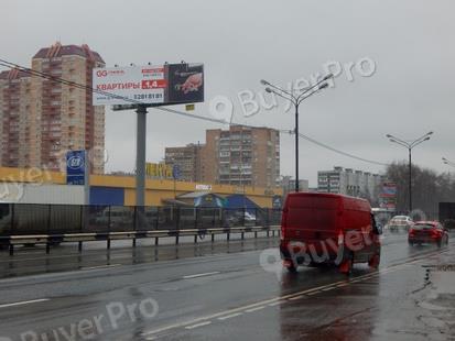 Рекламная конструкция Горьковское ш., 25-й км автодороги М7 (9км 440м от МКАД справа, г. Балашиха) (Фото)