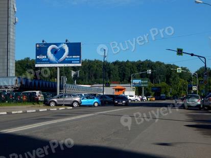 Рекламная конструкция г. Красногорск, Павшинская пойма, Красногорский б-р, 300м от Волоколамского шоссе, справа (Фото)