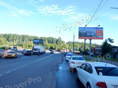 Рекламная конструкция г. Красногорск, Павшинская пойма, Красногорский б-р, 100м от Волоколамского шоссе, слева (Фото)