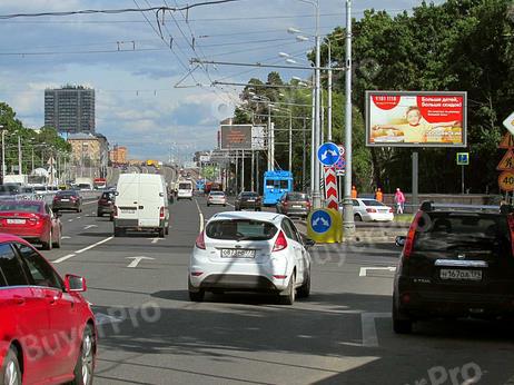 Рекламная конструкция Волоколамское шоссе, пересечение с улицей Академика Курчатова (Фото)