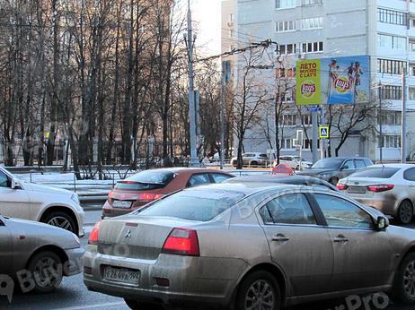 Рекламная конструкция Энтузиастов шоссе, пересечение с улицей Новогиреевская (Фото)