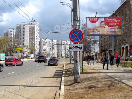 Рекламная конструкция Хорошевское шоссе, пересечение с улицей Куусинена (Хорошевское шоссе, дом 35) ТРИВИЖН (Фото)