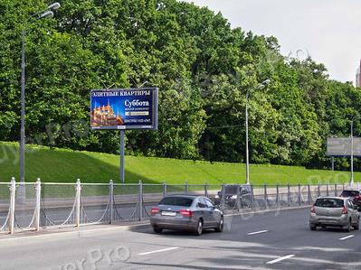 Рекламная конструкция Рублевское ш.,  (четная сторона, 430 м после х с Малая Филевская ул.) (Фото)