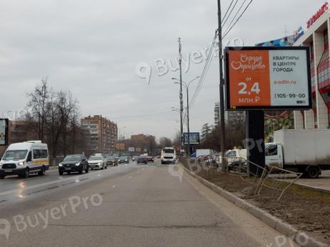Рекламная конструкция г. Одинцово, Можайское шоссе  24,447 км / справа 8,740 км от МКАД (СКРОЛЛЕР) (Фото)