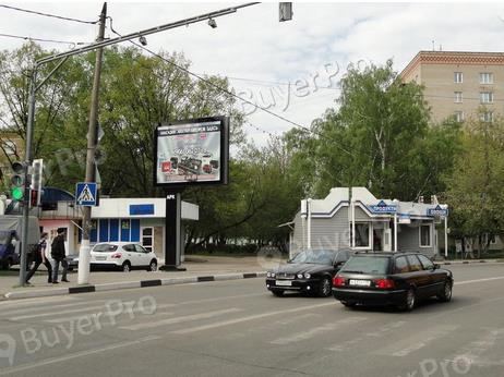 Рекламная конструкция Советская ул., д.19а, слева, г.Балашиха (Фото)