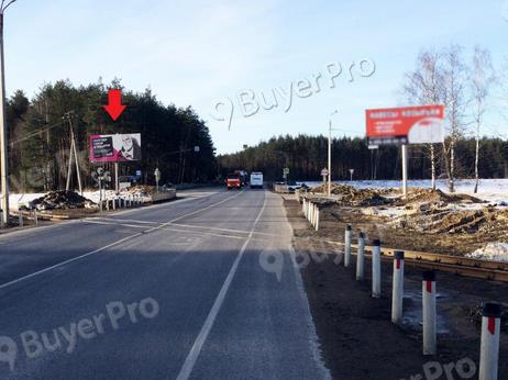 Рекламная конструкция Ногинский р-н, ФАД А-107, 10 км + 300 м (лево), Ярославско-Горьковское шоссе, ММК (Фото)