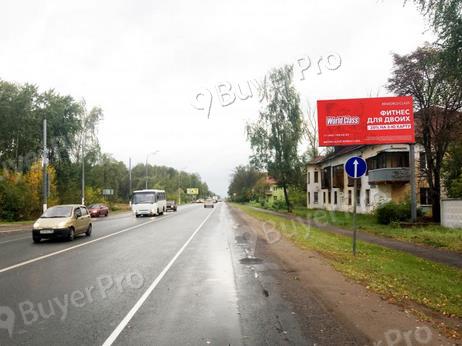 Рекламная конструкция г. Электросталь, Фрязевское шоссе, д.114 (поз. 1) (Фото)