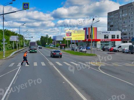 Рекламная конструкция г. Электросталь, Фрязевское шоссе, д. 50А (Фото)