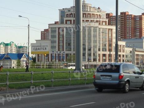 Рекламная конструкция Комсомольский пр-т, д.10/1, справа, (1,400км), г.Люберцы (Фото)