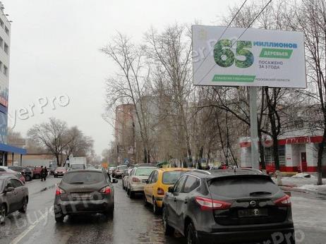 Рекламная конструкция Юбилейная ул., д.17В, слева, г.Люберцы (Фото)