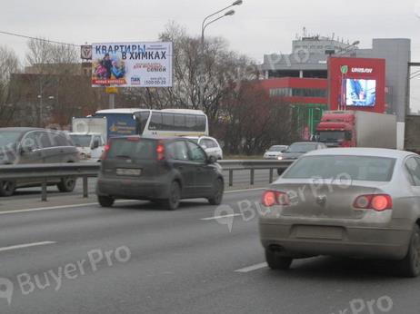 Рекламная конструкция Ленинградское ш., 21,82 км, (3,12 км от МКАД), справа, г.Химки (Фото)