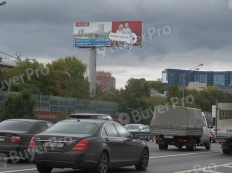 Рекламная конструкция Ленинградское ш., 19,8 км, (1,1 км от МКАД), справа, на съезде к Юбилейному пр-кту, г.Химки (Фото)