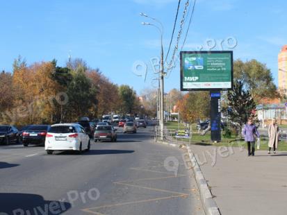 Рекламная конструкция Красногорск г., Волоколамское ш., 23.680 км., (6.180 км. от МКАД), справа (Фото)