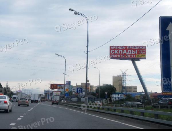 Рекламная конструкция г. Реутов, Автомагистраль Москва-Н.Новгород, 15км 640м от центра Москвы, справа (4х12) (Фото)