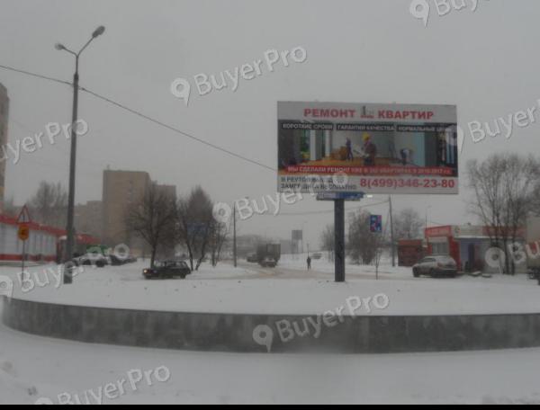 Рекламная конструкция г. Реутов, напротив ул. Некрасова, д.12 (Фото)