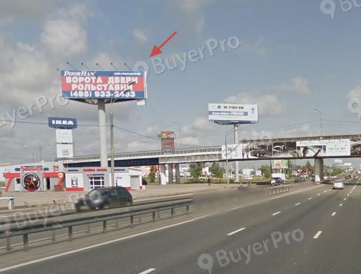 Рекламная конструкция Химки, Ленинградское шоссе, 22570 м (3865 м от МКАД), слева (Фото)