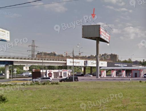 Рекламная конструкция Химки, Ленинградское шоссе, 22570 м (3865 м от МКАД), слева (Фото)