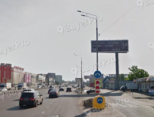 Рекламная конструкция М1, Минское шоссе 0 + 700 м, слева, сторона А (Фото)