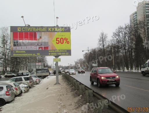 Рекламная конструкция  Волоколамское ш. 26 км + 055 м, слева (Фото)