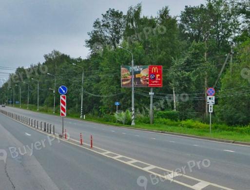 Рекламная конструкция Пятницкое шоссе 54 км + 980 м, справа (Фото)