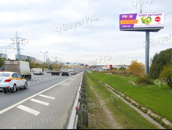 Рекламная конструкция МКАД, 91-й километр, внешняя сторона (г. Мытищи, ул. Центральная д. 15-19) (Фото)