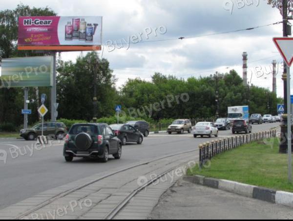 Рекламная конструкция г. Ногинск, пл. Ленина, у моста через р. Клязьма (Фото)