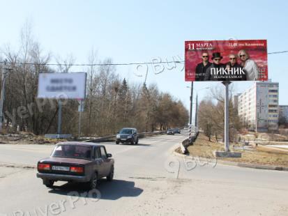 Рекламная конструкция г. Клин, ул. Клинская (до поворота на Ленинградское ш.), лево, 620A (Фото)