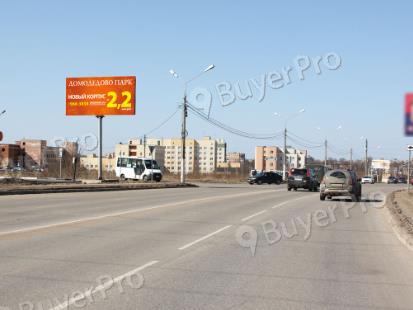 Рекламная конструкция г. Клин, ул. Победы, в 400-х метрах от заезда на территорию ТЦ Карусель, 622B (Фото)