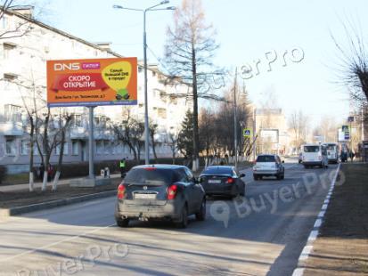 Рекламная конструкция г. Клин, ул. К. Маркса, д. 72 (середина дома), лево, 623B (Фото)
