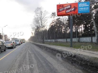 Рекламная конструкция М-7 Волга, Горьковское шоссе, км 25+450 лево, (км 10+450 от МКАД), в Москву, S57A (Фото)