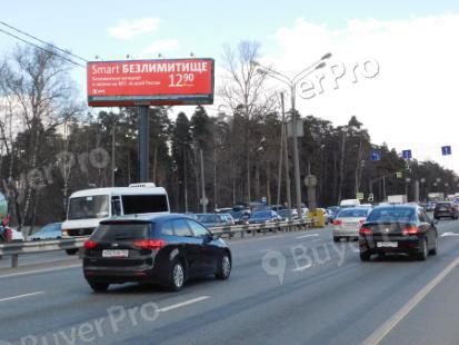 Рекламная конструкция М-7 Волга, Горьковское шоссе, км 25+450 лево, (км 10+450 от МКАД), в область, S57B (Фото)