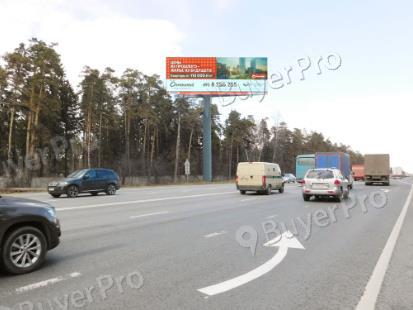Рекламная конструкция М-7 Волга, Горьковское шоссе, км 25+800 лево, (км 10+800 от МКАД), в область, S58B (Фото)