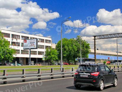 Рекламная конструкция Рязанский пр-т, д. 105 (середина дома) (Фото)
