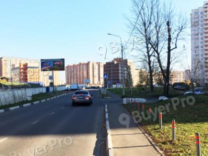 Рекламная конструкция г. Красногорск, ул. Вилора Трифонова, 135 м от Волоколамского ш., слева (Фото)