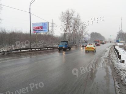 Рекламная конструкция Старокаширское ш., 100м до поворота на Володарское ш., слева (Фото)