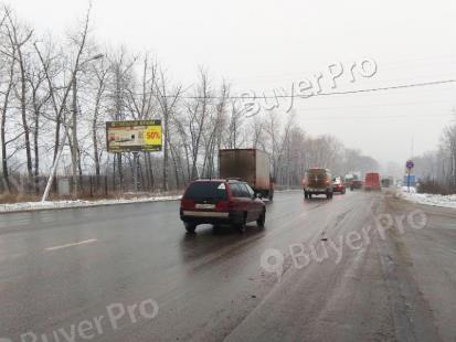 Рекламная конструкция Старокаширское ш., 350м до поворота на Володарское ш., слева (Фото)