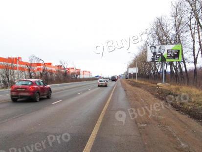 Рекламная конструкция Старокаширское ш., 550м до поворота на Володарское ш., слева (Фото)