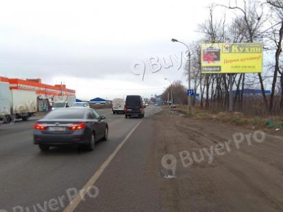 Рекламная конструкция Старокаширское ш., 700м до поворота на Володарское ш., слева (Фото)