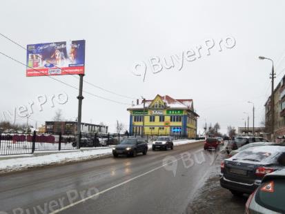 Рекламная конструкция г. Истра, ул. Шнырева, 80 м до пересечения с ул. 9 Гвардейской Дивизии (ТК Истра Сити) (Фото)
